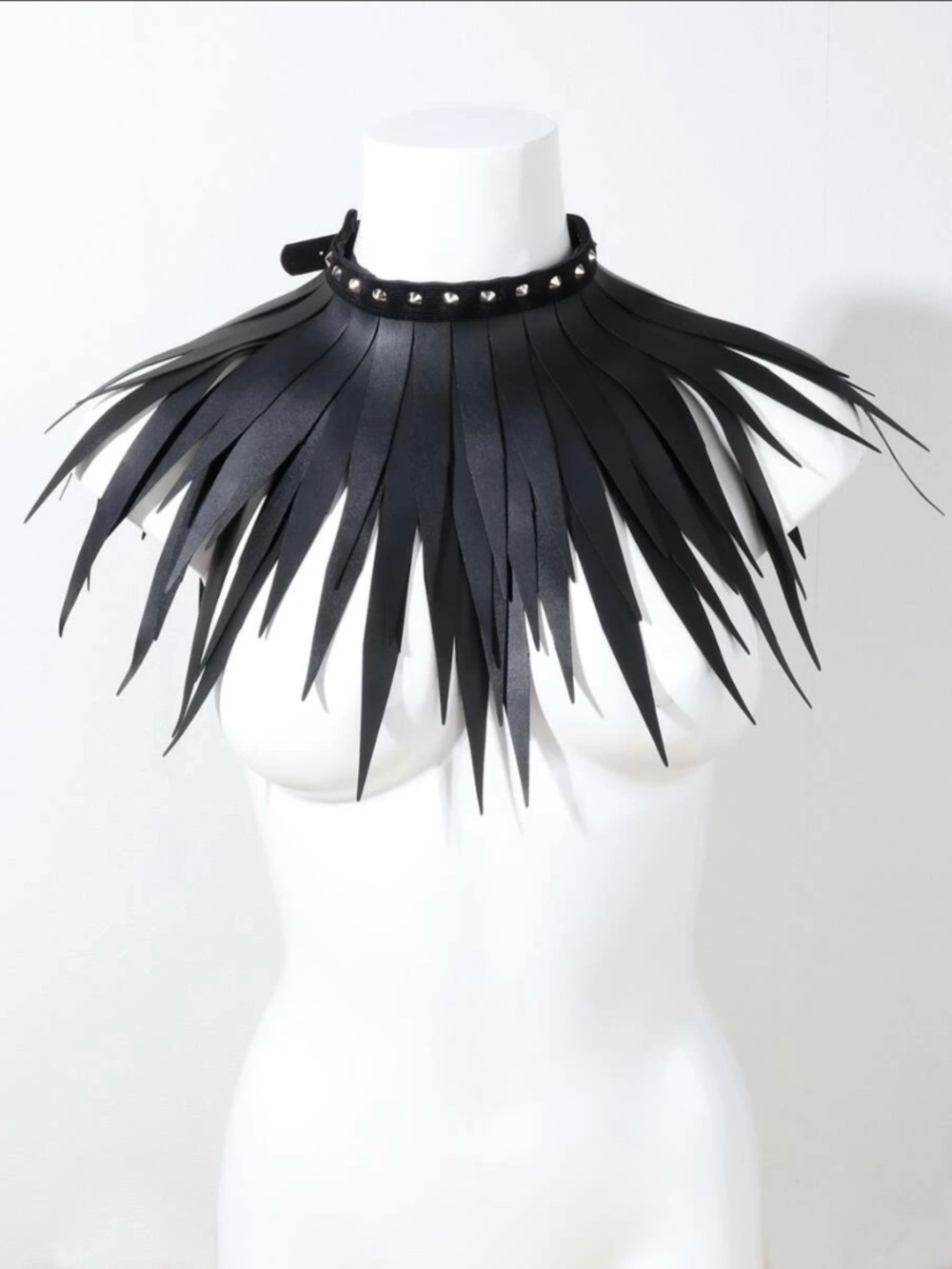 Faux Leather Collar